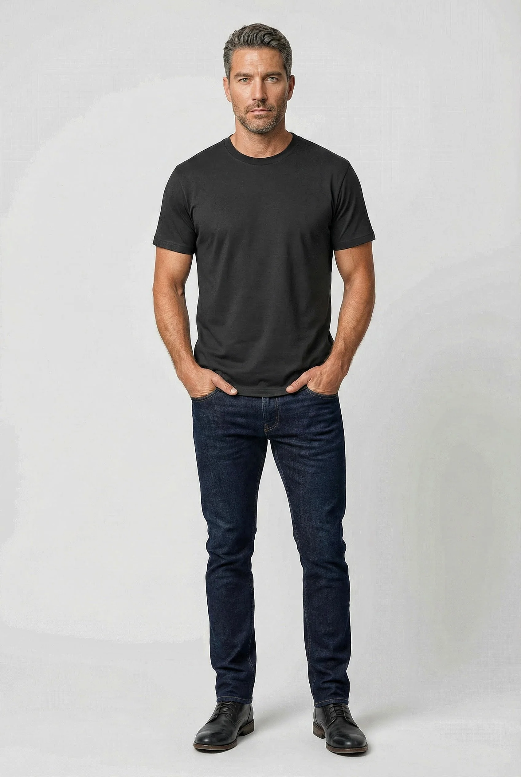 Dalston Heavyweight Cotton T-Shirt - 5 Pack - Image 4